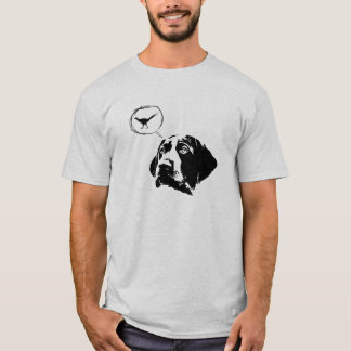 Camiseta alemana de los cerebros del indicador de