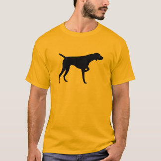 Camiseta alemana del indicador de pelo corto