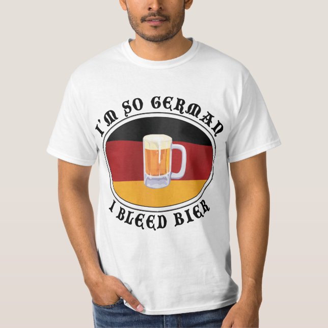 Camiseta alemana divertida (Anverso)