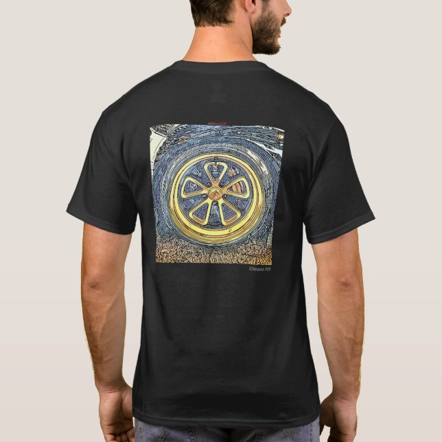 Camiseta alemana icónica del coche de deportes de (Reverso)