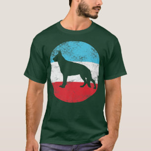 Camiseta Alemana Vintage, propietaria de perro retro de pas