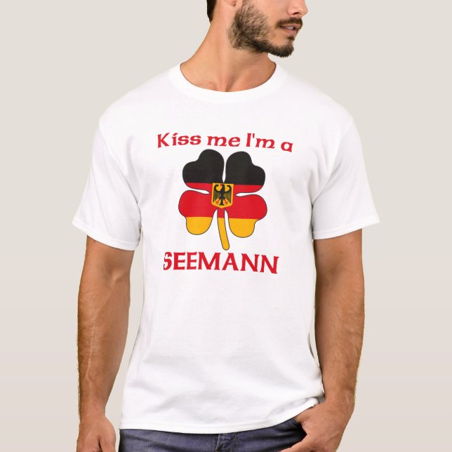 Camiseta Alemanes personalizada me besan que soy Seemann (Anverso)
