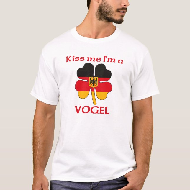 Camiseta Alemanes personalizada me besan que soy Vogel (Anverso)