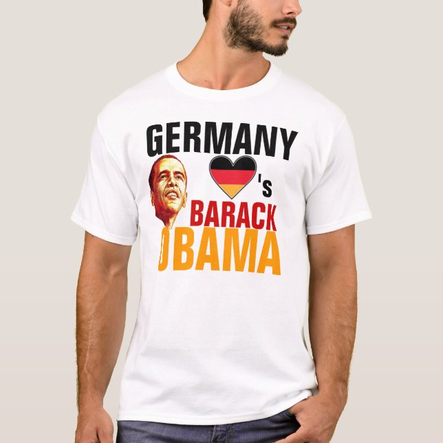 Camiseta Alemania ama a Obama (Anverso)