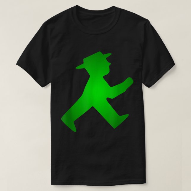 Camiseta Alemania Amplemann Alemania regalo Stop Go Walk No (Diseño del anverso)