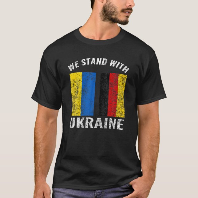 Camiseta Alemania - Apoyamos a Ucrania (Anverso)