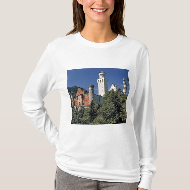 Camiseta Alemania, Baviera, Castillo de Neuschwanstein. (Anverso)