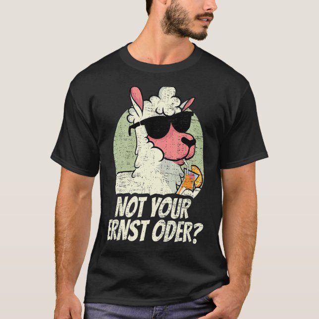 Camiseta Alemania Deutsch DT German no tu Ernst Oder Llam (Anverso)