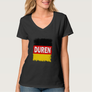 Camiseta Alemania Duren con bandera alemana