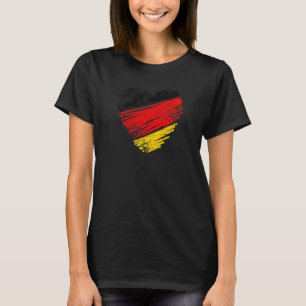 Camiseta Alemania en los colores del corazón de la bandera