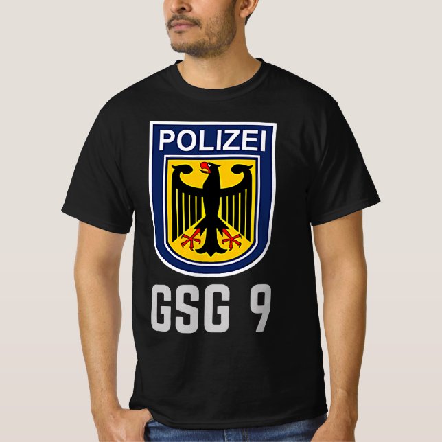 Camiseta Alemania GSG 9 Fuerzas Especiales de la Policía de (Anverso)