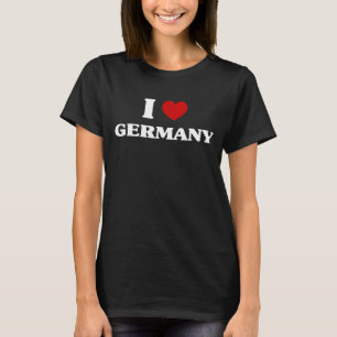 Camiseta Alemania I Heart Germany Souvenir I Love Germany