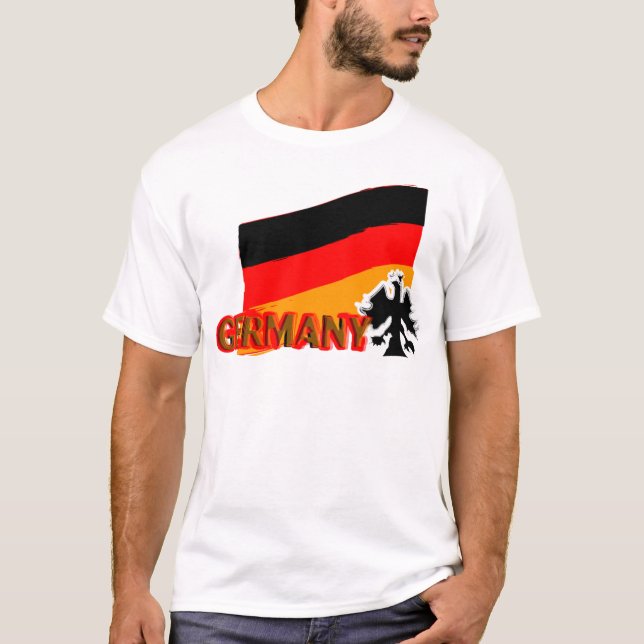CAMISETA ALEMANIA (LÍNEA DE BANDERA) (Anverso)