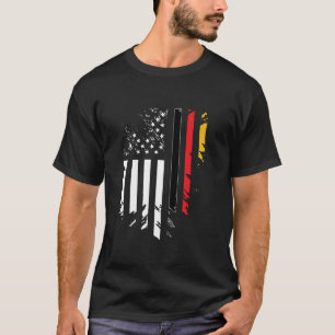 Camiseta Alemania raíz Americana crece Alemania Estados Uni