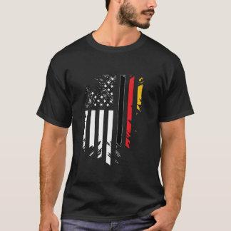 Camiseta Alemania raíz Americana crece Alemania Estados Uni