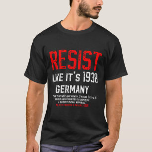 Camiseta Alemania rechaza el fascismo en 1938