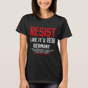 Camiseta Alemania rechaza el fascismo en 1938