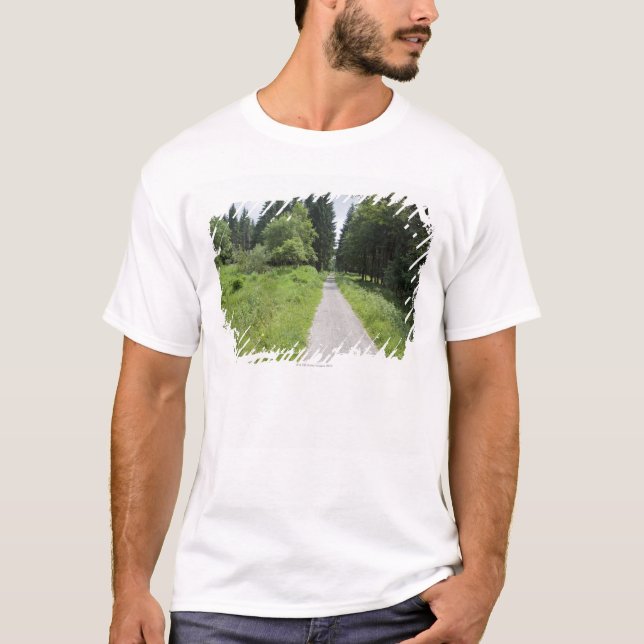 Camiseta Alemania, Thuringia, trayectoria en bosque (Anverso)