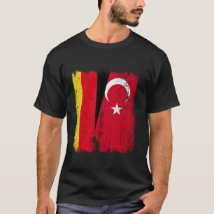 Camiseta Alemania Turquía Media Bandera Turquia Alemán Turc