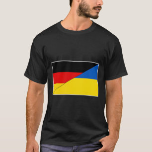 Camiseta Alemania Ucrania Bandera Apoyo Alemán Ucraniano Ci