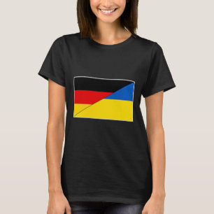 Camiseta Alemania Ucrania Bandera Apoyo Alemán Ucraniano Ci