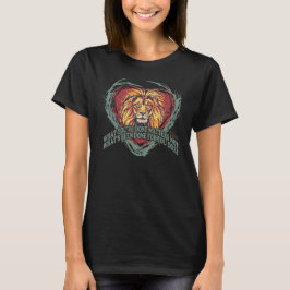 Camiseta Alentamiento de Lionheart, Leones cabeza a corazón