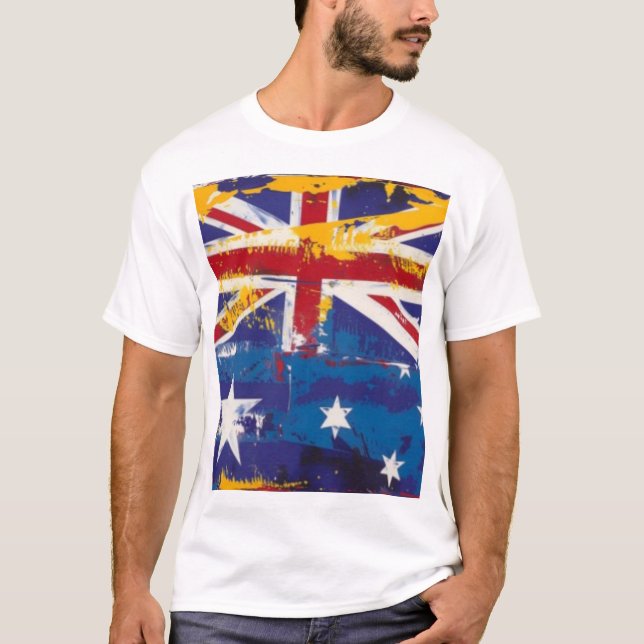 Camiseta Alentando a Australia (Anverso)