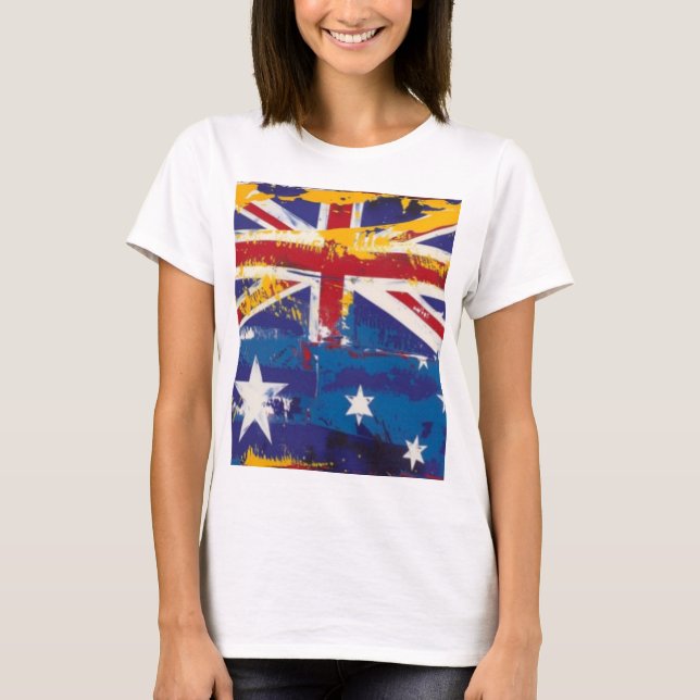 Camiseta Alentando a Australia (Anverso)