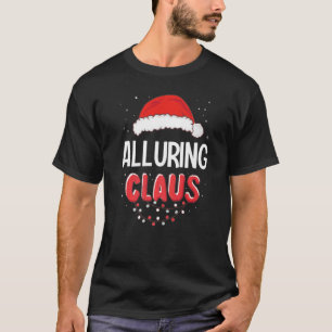 Camiseta Alentando a los Navidades de Santa Claus a que coi