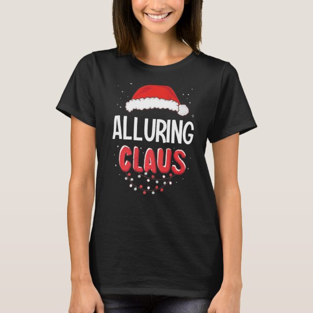 Camiseta Alentando a los Navidades de Santa Claus a que coi (Anverso)