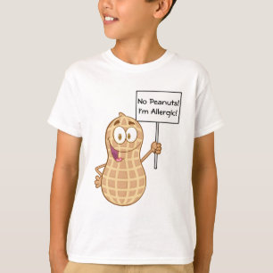 Camiseta Alergia 2 (personalizable) del cacahuete