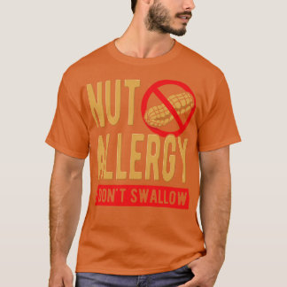 Camiseta Alergia a las nueces que no trague