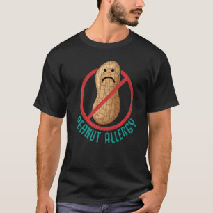 Camiseta Alergia al cacahuete Alimentos Alergia Conciencia 