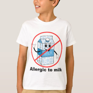 Camiseta Alergia de la leche