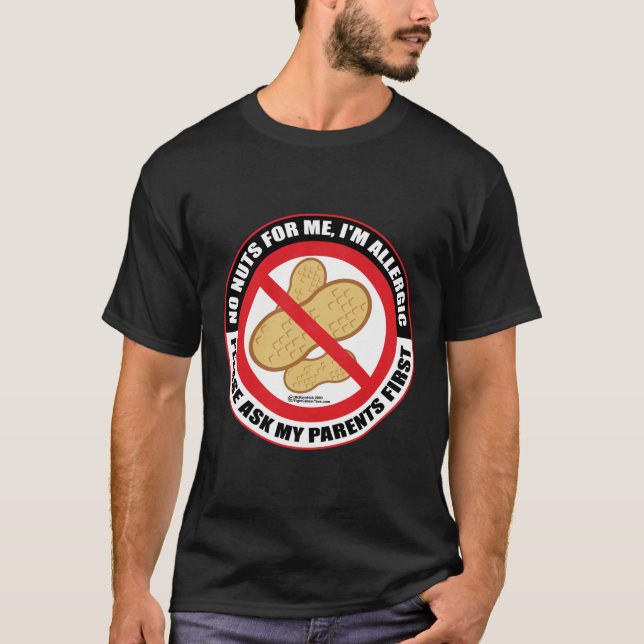 Camiseta Alergia de la nuez (Anverso)