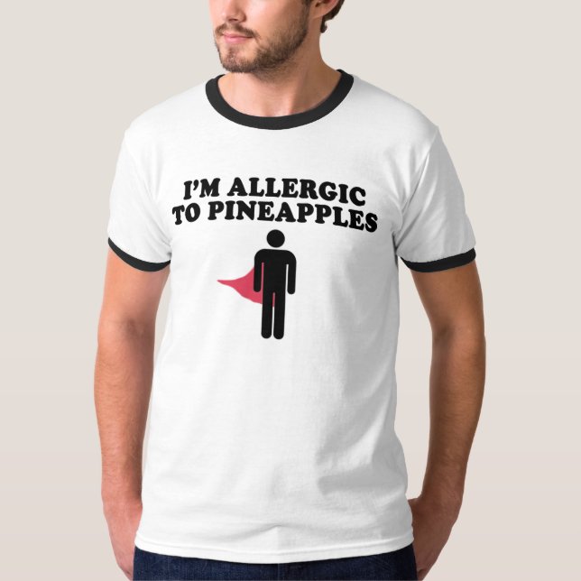 CAMISETA ALERGIA DE LA PIÑA (Anverso)