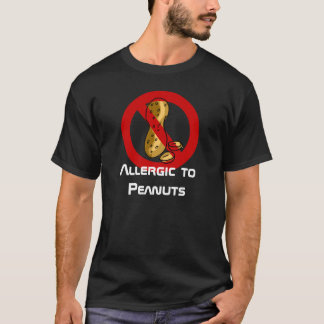 Camiseta Alergia del cacahuete