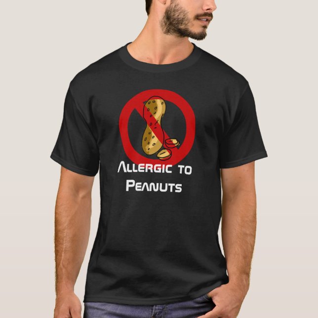 Camiseta Alergia del cacahuete (Anverso)