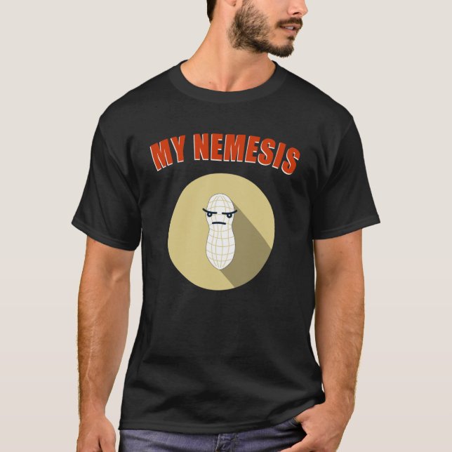 Camiseta Alergia del maní en mi némesis (Anverso)