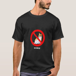 Camiseta Alergia frecuente de gatos alérgicos