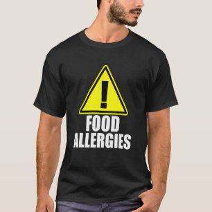 Camiseta Alergias alimentarias Alergia Conciencia Mes Cinta