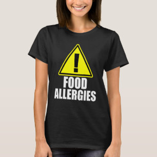 Camiseta Alergias alimentarias Alergia Conciencia Mes Cinta