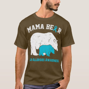 Camiseta ALERGÍAS ALIMENTARIAS Sensibilización Oso Regalos