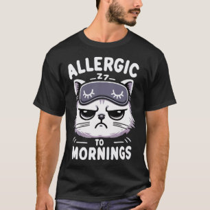 CAMISETA ALÉRGICO A LAS MAÑANAS