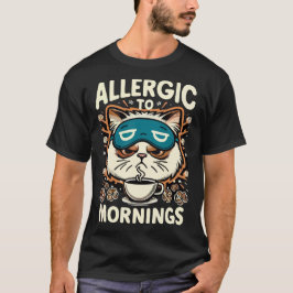 CAMISETA ALÉRGICO A LAS MAÑANAS