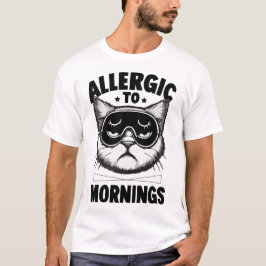 CAMISETA ALÉRGICO A LAS MAÑANAS