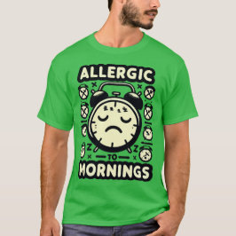 CAMISETA ALÉRGICO A LAS MAÑANAS