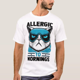CAMISETA ALÉRGICO A LAS MAÑANAS