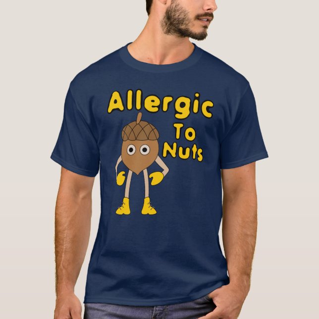 Camiseta Alérgico a las nueces (Anverso)