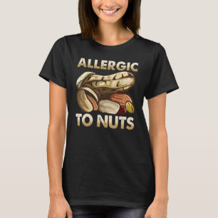 Camiseta Alérgico A Las Nueces Alergia A Las Nueces